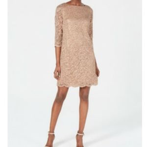 Jessica Howard Sequin and Lace Sheath Dress 14